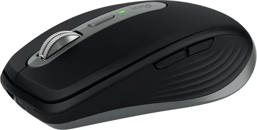 Vista 14 de Logitech MX Anywhere 3S para Mac, mouse Bluetooth inalámbrico compacto, seguimiento de 8K DPI en cualquier superficie, clics silenciosos, USB C