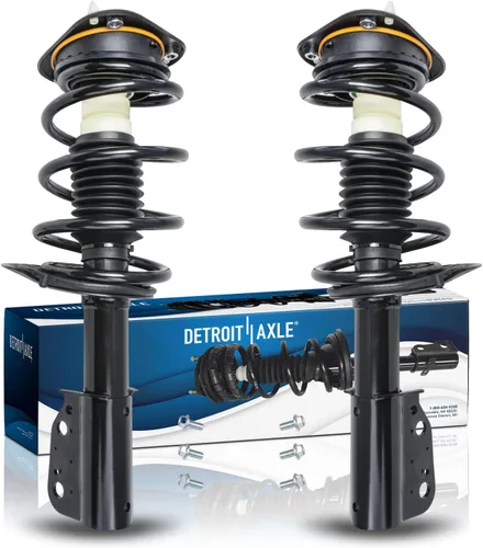 Vista 11 de Detroit Axle - Puntales 4WD para Ford Expedition Lincoln Navigator 1997-2002, 4 puntales completos con muelle helicoidal delantero trasero 1998 1999