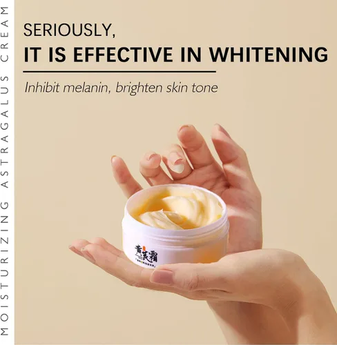 Vista 3 de Crema de astrágalo emoliente, crema de astrágalo nutritiva para la piel, hidrata la piel y aprieta las líneas de luz y retrasa el envejecimiento