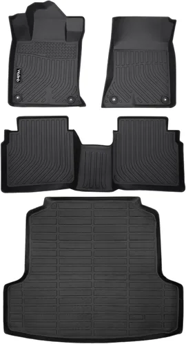 Vista 246 de Tapetes de piso para todo clima y forro de carga con respaldo para Chevrolet Suburban de 7 asientos 2021-2025 / GMC Yukon XL de 7 asientos