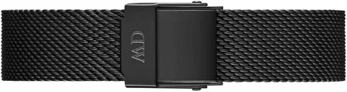 Vista 6 de Daniel Wellington Reloj Petite Ashfield, pulsera de malla negra mate