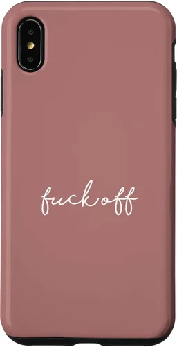 Vista 11 de Funda para iPhone 16 Dusty Rose Fuck Off Divertida manuscrita a mano con refranes sarcásticos groseros