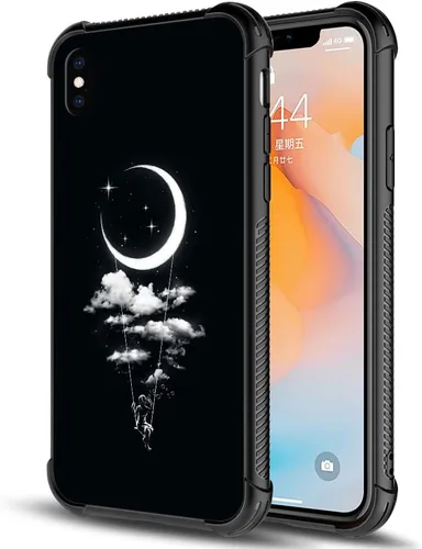 Vista 10 de DAIZAG Funda compatible con iPhone XR, protección completa, a prueba de golpes, antiarañazos, funda de poliuretano termoplástico para hombre y Flor