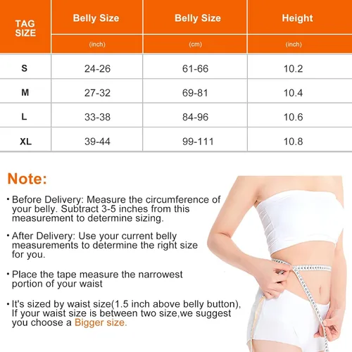 Vista 2 de Banda posparto para el vientre, sección C, faja abdominal poscirugía, faja posparto esencial para abdominoplastia, entrenador de cintura negro