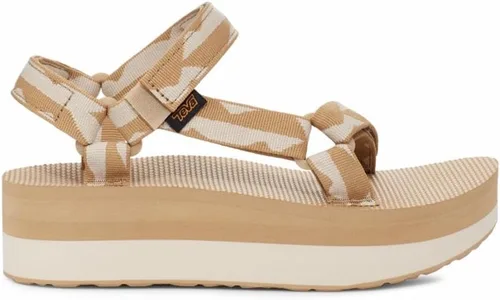 Vista 30 de Sandalia Teva de plataforma universal para mujer Balance Oliva Quemada