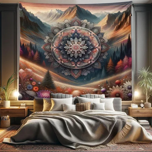 Vista 259 de Ambesonne Tapiz de arte afro, hombre negro fuerte con una corona de trazos impresión de pintura moderna, decoración de tela para colgar en la pared