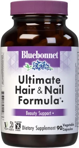 Vista 4 de Bluebonnet Nutrition Ultimate - Fórmula para cabello y uñas, vitaminas*, minerales*, nutrientes especiales para belleza dentro*, sin gluten