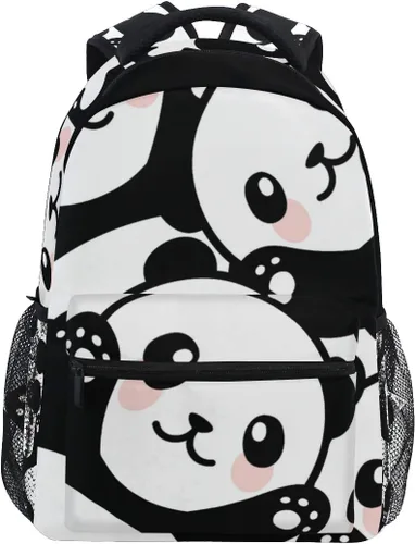Vista 56 de ATTX Linda mochila con diseño de panda para niños y niñas, Panda-h, Ciclismo