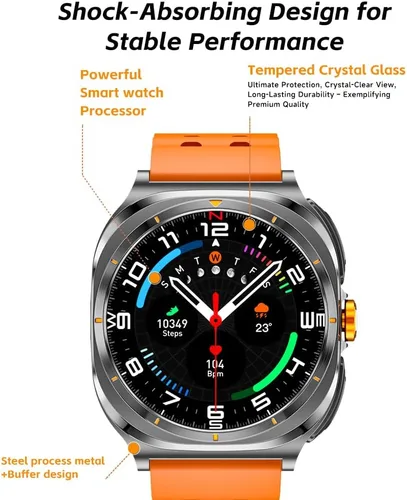 Vista 7 de Reloj inteligente con auriculares en el interior, contesta llamadas y escucha música, relojes de seguimiento de fitness, más de 100 modos deportivos