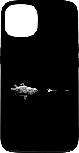 Vista 7 de Graphic Fly Fishing Hook Line - Fish Striped Bass Case for iPhone 16