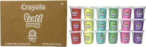 Vista 9 de Crayola Paquete de 18 masas de perlas, 18 unidades x 3 onzas, recuerdos de fiesta, juguetes para ansiedad, colores brillantes para juego creativo