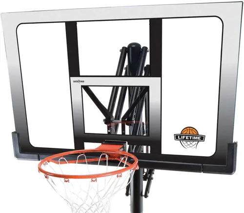 Vista 7 de Lifetime 71286 sistema de baloncesto portátil, extragrande, tablero inastillable de 52 pulgadas