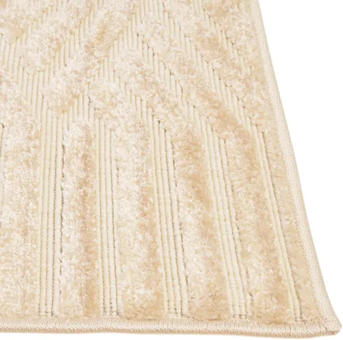 Vista 8 de Rugs.com Sabrina Soto Outdoor Collection Alfombra – 2 x 6 pies alfombra de tejido plano beige perfecta para pasillos y entradas
