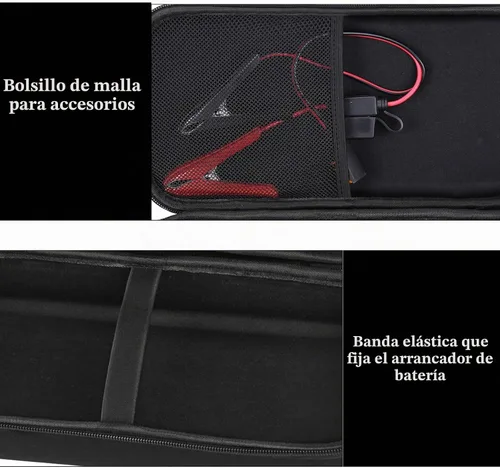 Vista 3 de Aproca Estuche rígido de almacenamiento de viaje compatible con cargador de batería CTEK (56-353) Multi US 7002 de 12 V.