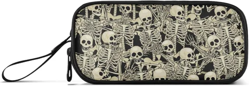 Vista 22 de Fisyme Cowboy Western Desert - Estuche para lápices de gran capacidad, estuche para maquillaje, organizador de papelería, para escuela, oficina