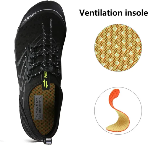 Vista 5 de Zapatos de agua para hombre y mujer, zapatos de agua descalzos, de secado rápido, para playa, natación, buceo, kayak, surf, deportes acuáticos