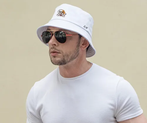 Vista 4 de ZLYC Gorra de pescador bordada de moda unisex para hombres y mujeres