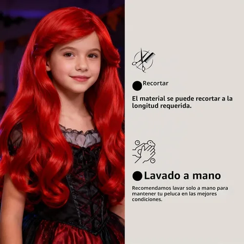 Vista 3 de HairWiz - Pelucas de cabello sintético rizado y ondulado para mujer (mezcla (estilo 2)) Sirena (Estilo 2)