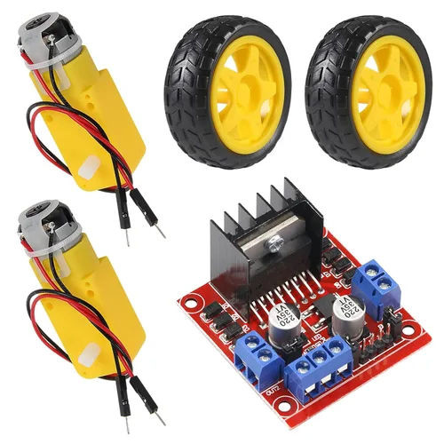 Vista 8 de ACEIRMC 8 unids TT DC Motor de caja de cambios de doble eje 3-6V Motor de engranajes 200RPM Ratio 1:48 Motor de eje con cable de 0.100 in