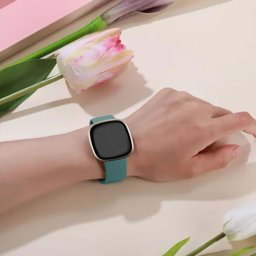 Vista 5 de GEAK Paquete de 15 correas compatibles con Fitbit Versa 4/Versa 3/Sense/Sense 2, correa de repuesto suave resistente al agua para reloj inteligente