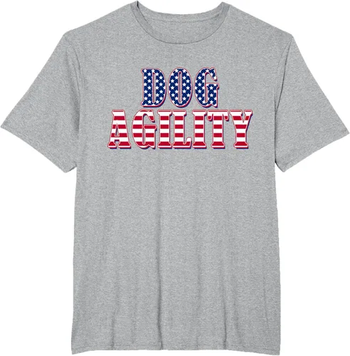 Vista 30 de Dog Agility American Flag - Camiseta de agilidad para perros, Negro