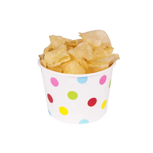Vista 5 de Karat Copas de helado de papel y cuencos de sopa para alimentos calientes y fríos, ideales para sopa, helado, helados, gelatos, yogur y aperitivos