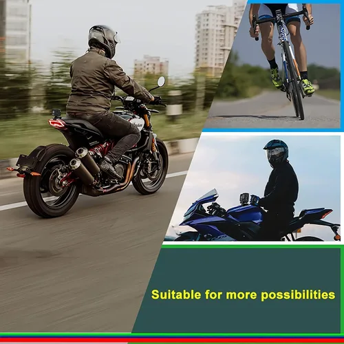 Vista 8 de Insta360 Paquete de motocicleta X3: cámara de acción impermeable de 360 con sensores de 1/2 pulgada de 48 MP, video HDR 5.7K 360, foto 360 de 72 MP