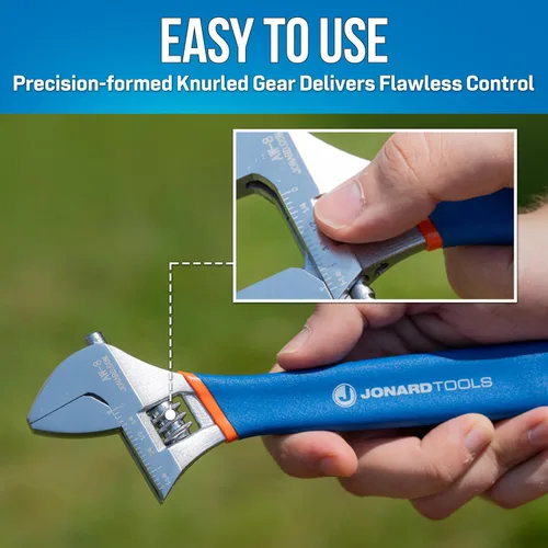Vista 3 de Jonard Tools Llave ajustable AW-8 mordaza extra ancha, 8 pulgadas (el color puede variar)