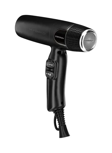 Vista 4 de GAMMA+ Secador de pelo profesional híbrido ligero, tecnología iónica, bajo ruido con 2 boquillas y difusor