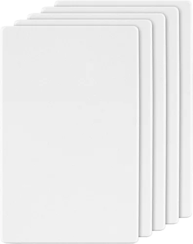 Vista 48 de LIDER Placa de pared en blanco, resistente a la temperatura y a los impactos, reflectante, cubierta sin tornillos, decoración moderna