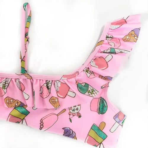 Vista 4 de CHILDRENSTAR Trajes de baño de dos piezas para niñas, traje de baño de playa y piscina