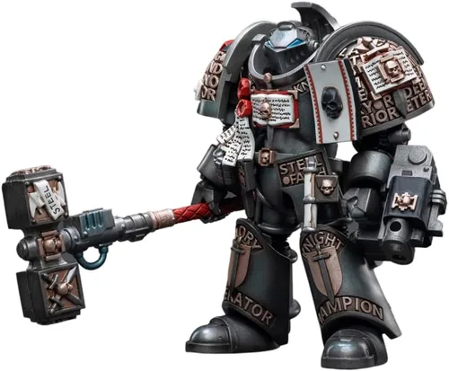 Vista 2 de JOYTOY Warhammer 40,000 figuras de acción 1/18 Grey Knights Terminators Caddon Vibova Collection Modelo Regalos de cumpleaños Pre-Order