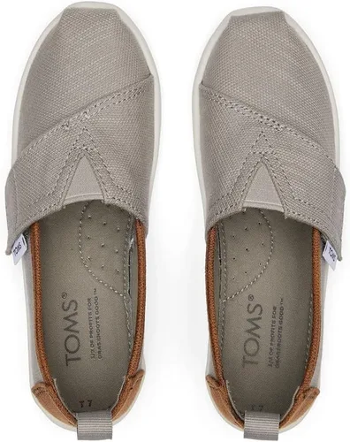 Vista 5 de TOMS - Alpargatas sin cordones para mujer, con diseño de Paper Source