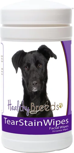 Vista 28 de Healthy Breeds Toallitas quitamanchas de lágrimas para perros para pastor australiano – Más de 100 razas – Limpiador facial de ojos – 70 toallitas