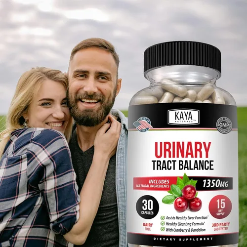 Vista 9 de Kaya Naturals - D-manosa - Limpieza del tracto urinario UT y salud de la vejiga - Hecho con arándano, hibisco y raíz de diente de león - Cápsulas