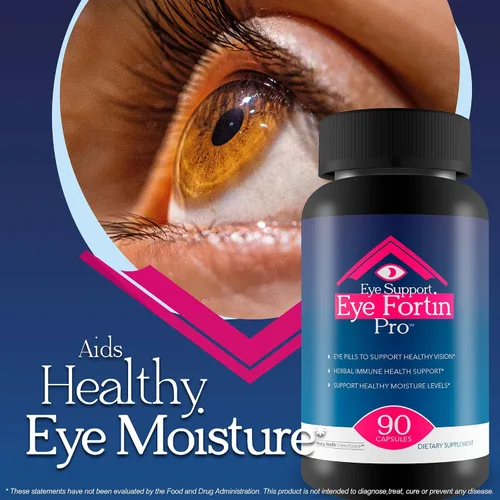 Vista 5 de Eye Support Eye Fortin Pro - Nuestras mejores píldoras para la visión - Suplementos para el cuidado de los ojos Suplemento de visión saludable