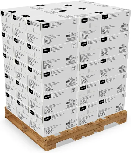 Vista 11 de Amazon Basics - Papel para impresora multiusos, 20 libras, 8.5 x 11 pulgadas, 1 resma (500 hojas), blanco, luminosidad 92 GE