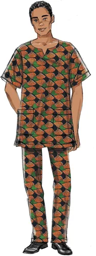 Vista 5 de Butterick Patrones de señoritas/Abrigo de hombre, túnica y pantalones de costura, XM (SML-MED-LRG)