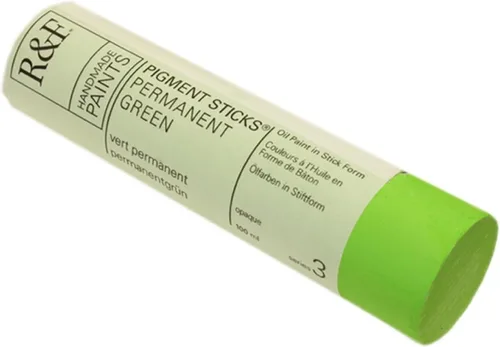 Vista 194 de R&F Handmade Paints - Pigmento profesional al óleo en barra, naranja lizarina, 6.4 fl oz