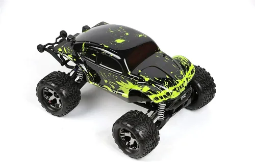 Vista 5 de SummitLink Cuerpo personalizado verde fangoso sobre negro compatible con escala 1/10 RC coche o camión (camión no incluido) STB-BG-01
