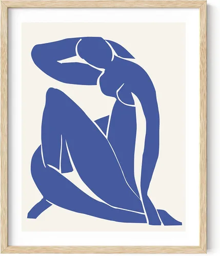 Vista 34 de HAUS AND HUES Matisse - Lámina de arte moderno minimalista - Arte de pared estético de Henri Matisse, póster abstracto para cuarto de dormitorio