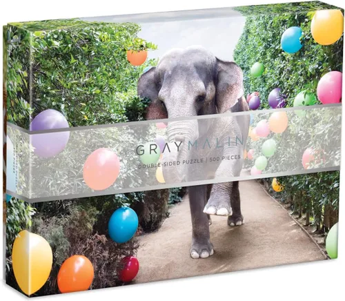 Vista 3 de Galison Gray Malin 2-Sided Jigsaw Puzzle, The Beach, 500 Pieces - 24” x 18”, Double-Sided Puzzle with Vibrant Artwork, Perfect for Family Fun Playa