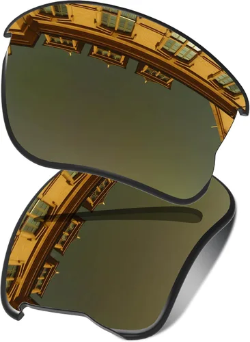 Vista 14 de Lenses Replacement for Oakley Half Jacket 2.0 XL OO9154 62mm - Confirm Fit Scratch Resistant Abrigo de espejo negro polarizado