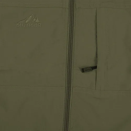 Vista 5 de WENKOMG1 Chaleco ligero de secado rápido para hombre, chaleco con cremallera completa para correr, al aire libre, primavera y verano