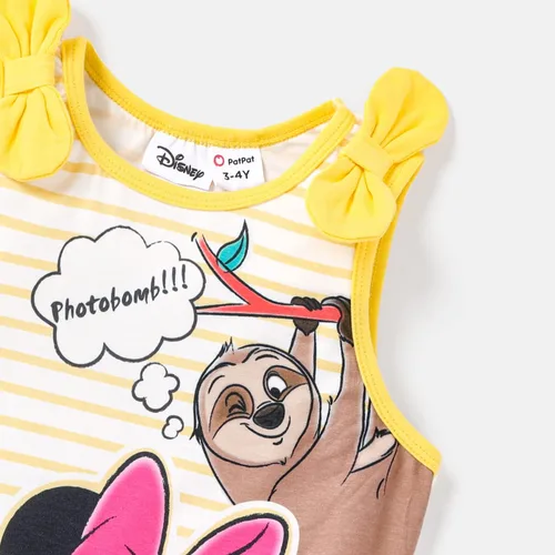 Vista 3 de Disney Mickey Mouse Stripe Print Tank Top for Toddler and Little Kids