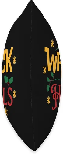Vista 2 de jovy fits Wreck Funny Christmas Deck The Halls - Almohada para niños, 16 x 16 pulgadas, multicolor