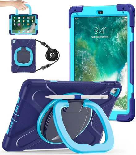 Vista 16 de BATYUE Funda para iPad de 6ª generación de 9.7 pulgadas 2018, iPad 5ª generación 2017, iPad Air 2/iPad Pro de 9.7 pulgadas, funda protectora a