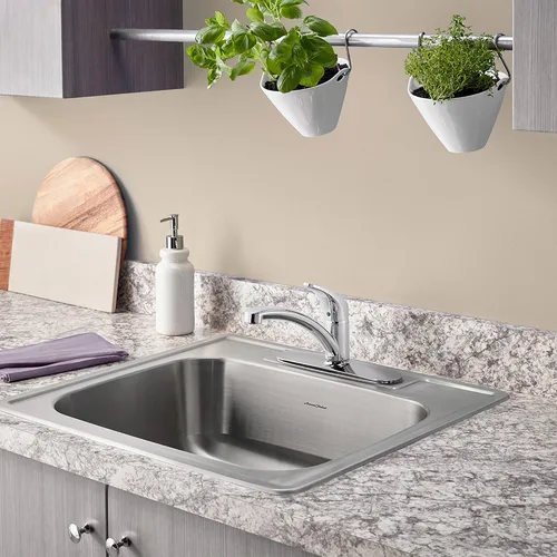 Vista 2 de American Standard 7074010.002 Colony Pro - Grifo de cocina monomando, cromo pulido