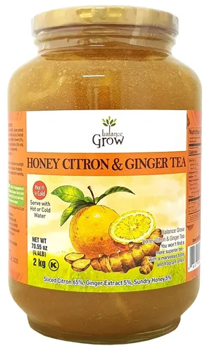 Vista 9 de Balance Grow Té de Cidra con Miel y Jengibre 2.2lb