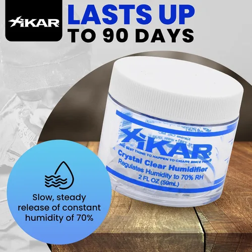 Vista 6 de Xikar xi809 Jarra humidificadora de cristal, de 2 oz